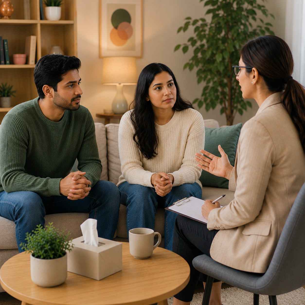 Relationship and couple counselling session with Dr. Sayana Suzkin - strengthening communication and emotional connection