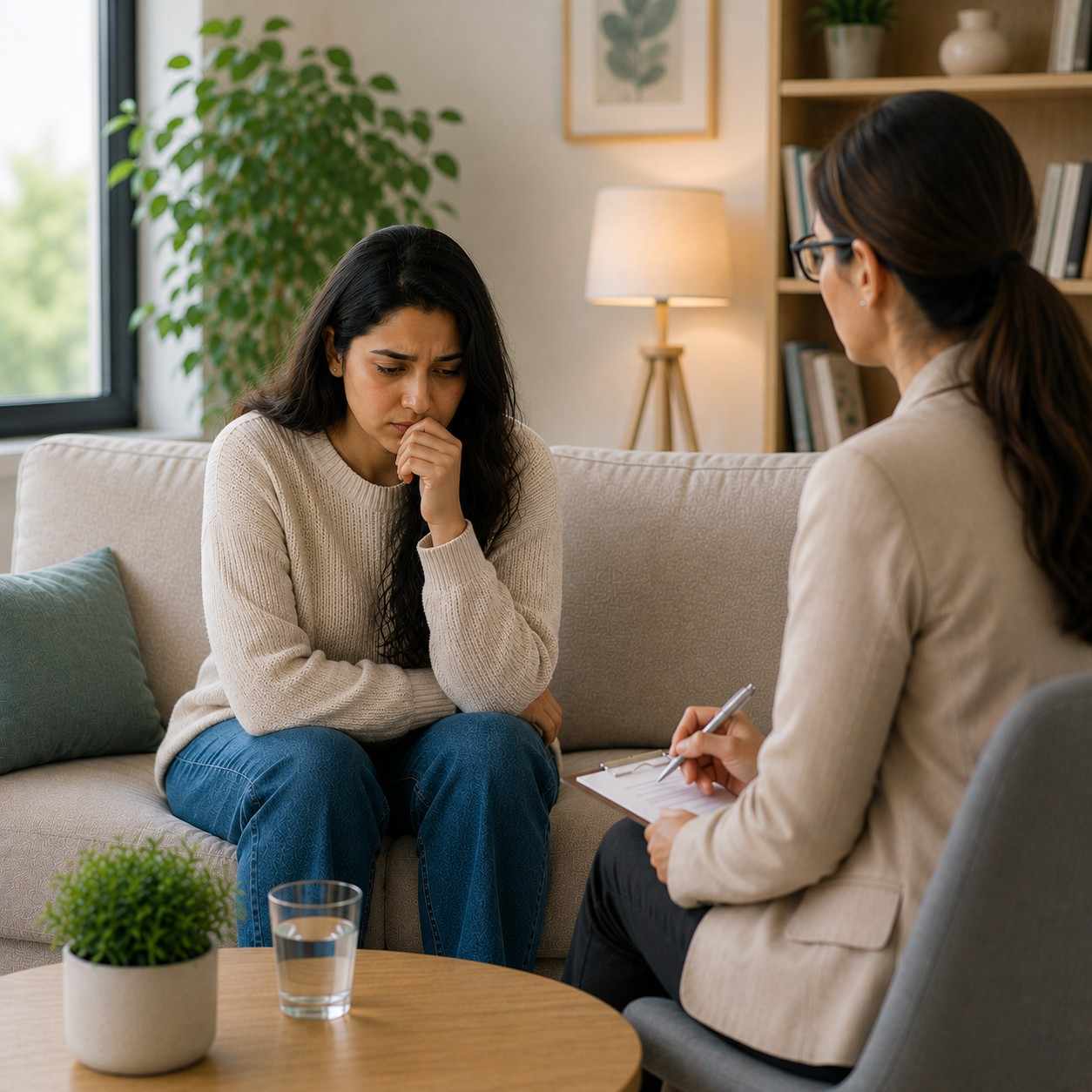 OCD therapy session with Dr. Sayana Suzkin - compassionate support for managing obsessive-compulsive disorder