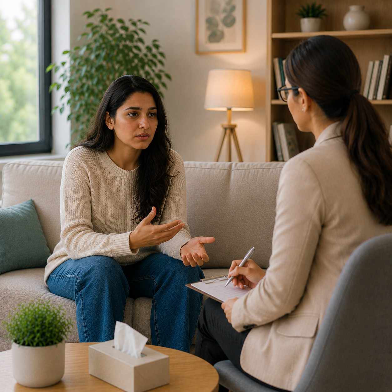 Individual counselling session with Dr. Sayana Suzkin - personalized support for personal growth and well-being