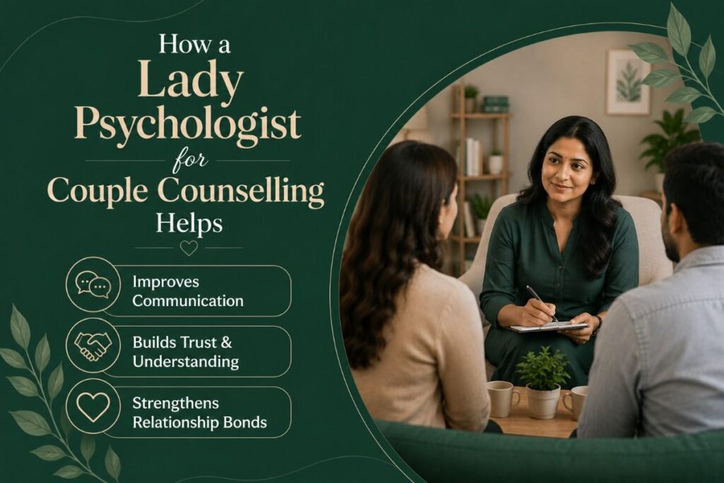 How a Lady Psychologist for Couple Counselling Helps improve communication, build trust and understanding, and strengthen relationship bonds for couples