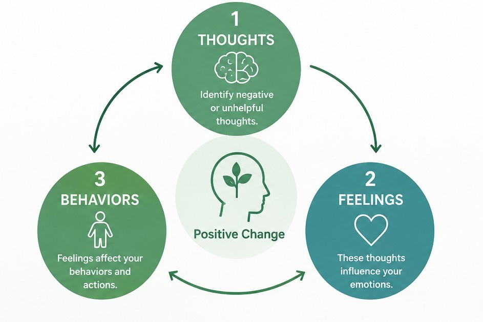 Cognitive Behavioral Therapy used in Anxiety Counselling Germany.